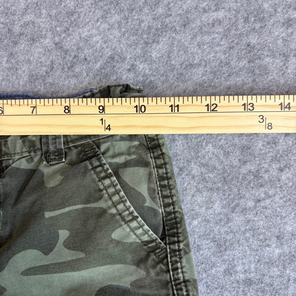 Levis Boys Camo Cargo Shorts Green Camouflage Adjustable Waist Size 4 Regular - Picture 7 of 8